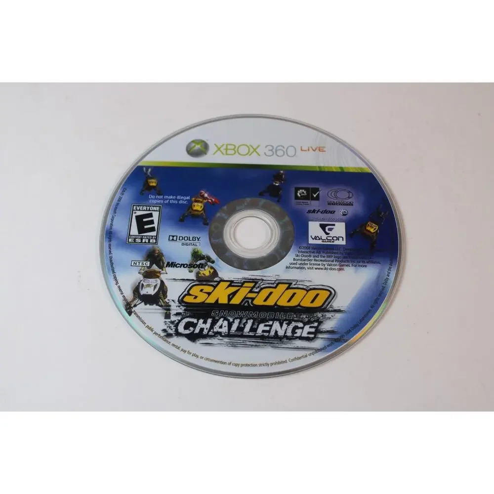 Ski-Doo: Snowmobile Challenge (Xbox 360, 2009) Game Disc Only, Tested/Works